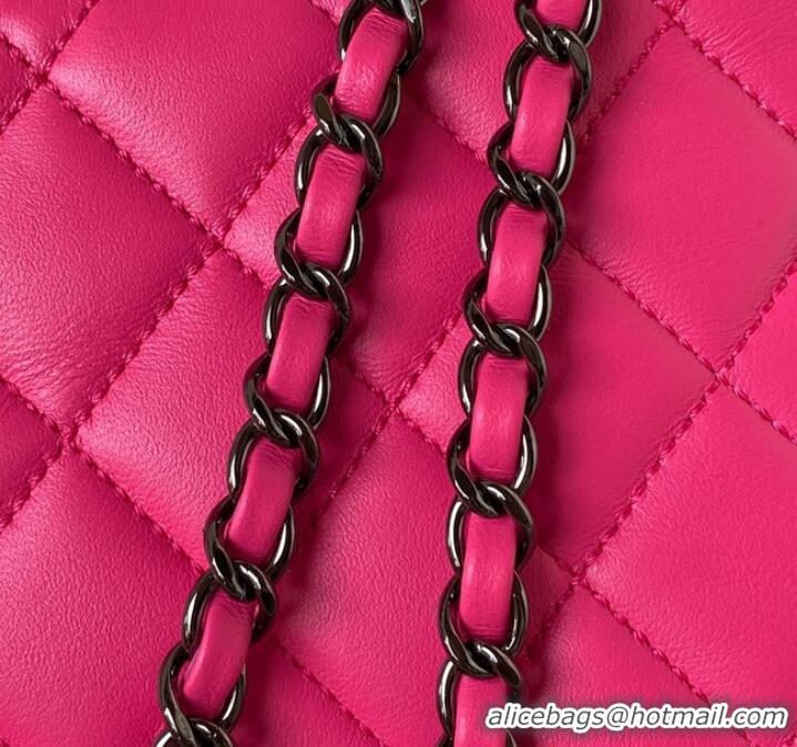 Well Crafted CHANEL STAR HANDBAG AS4579 & Guns-Tone Metal Fuchsia