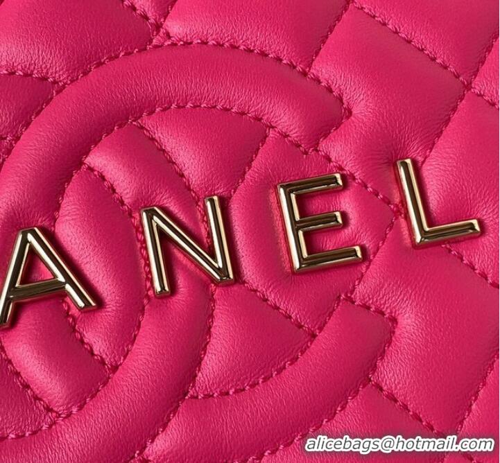 Trendy Design CHANEL STAR HANDBAG AS4579 & Gold-Tone Metal Fuchsia