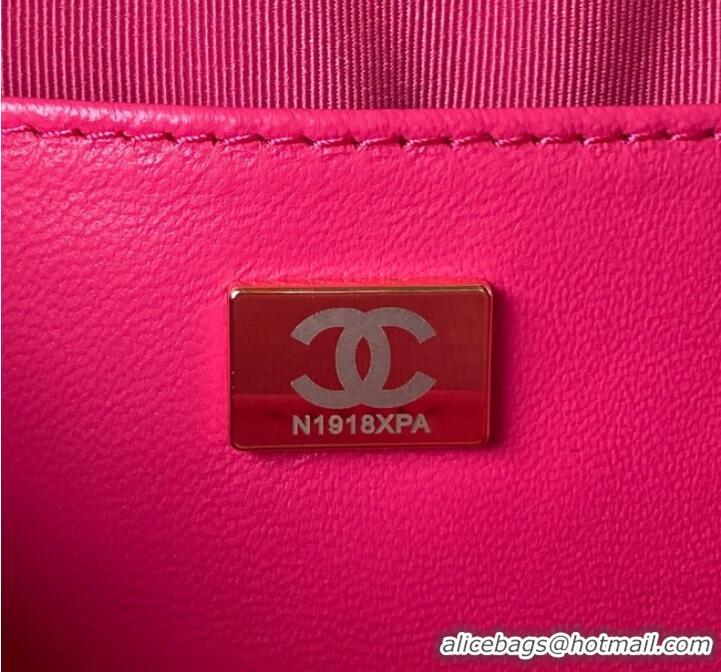 Trendy Design CHANEL STAR HANDBAG AS4579 & Gold-Tone Metal Fuchsia