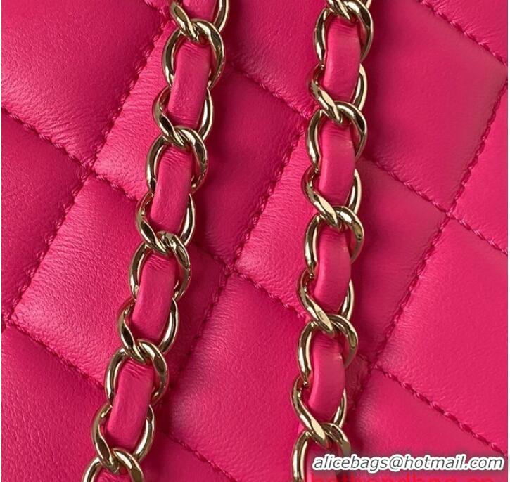 Trendy Design CHANEL STAR HANDBAG AS4579 & Gold-Tone Metal Fuchsia