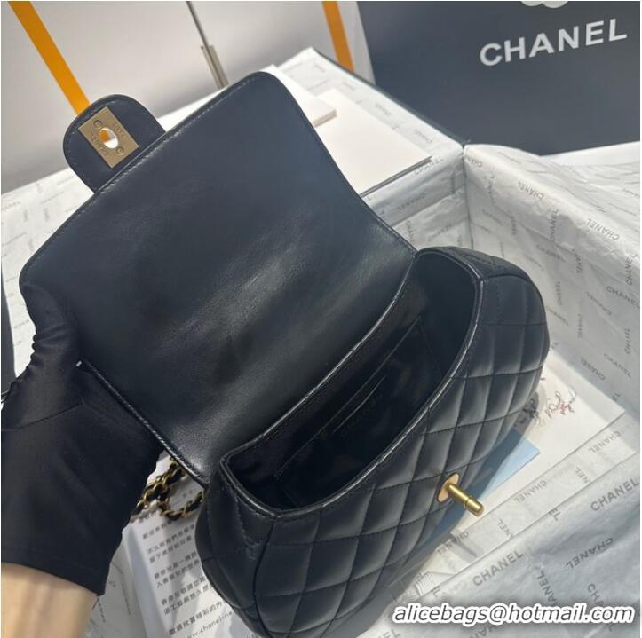 Super Quality Chanel flap bag with top handle AS4569 Black