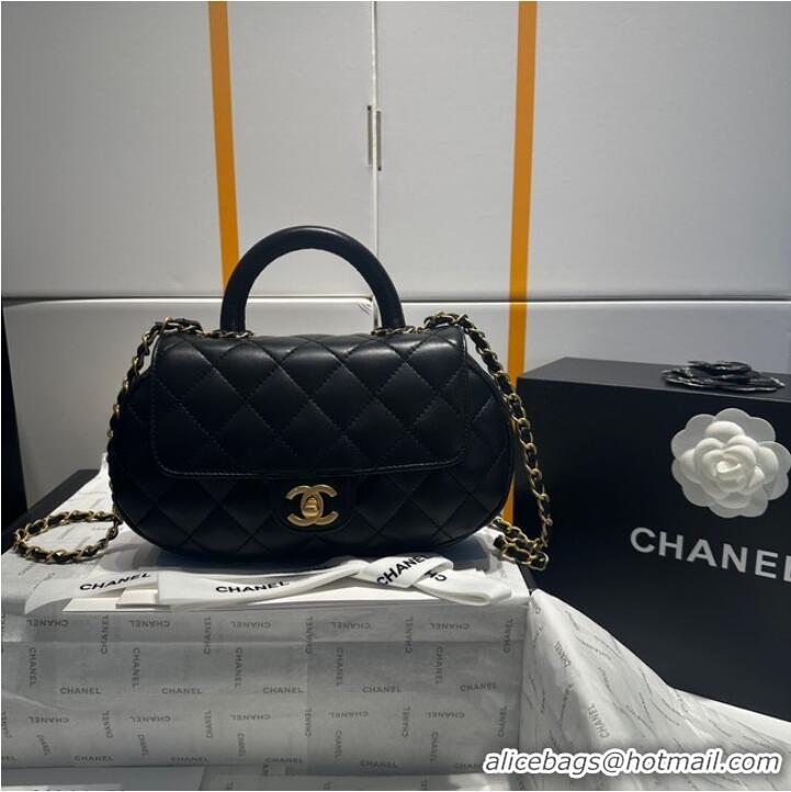 Super Quality Chanel flap bag with top handle AS4569 Black