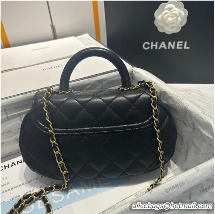 Super Quality Chanel flap bag with top handle AS4569 Black