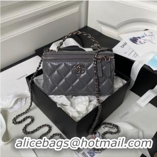 Famous Brand Chanel CLUTCH WITH CHAIN AP3593 GRAY