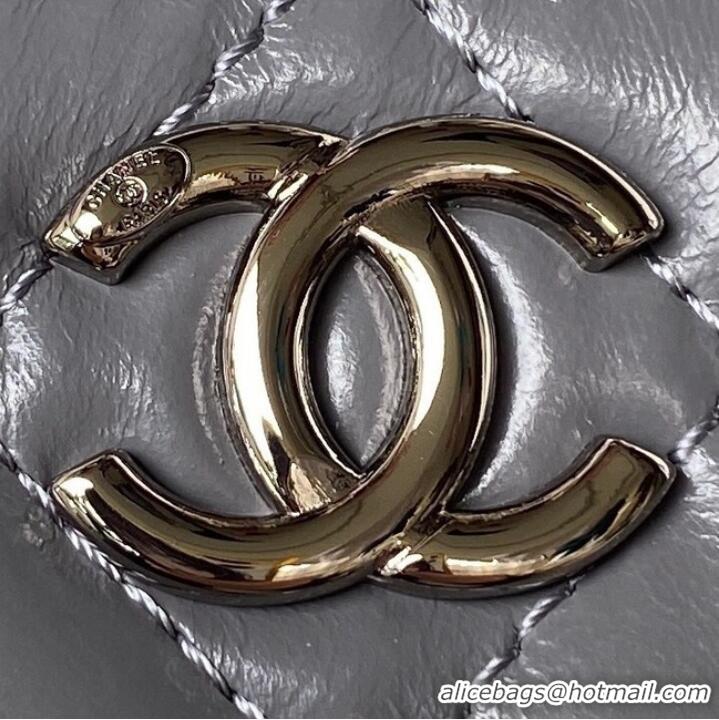 Famous Brand Chanel CLUTCH WITH CHAIN AP3593 GRAY