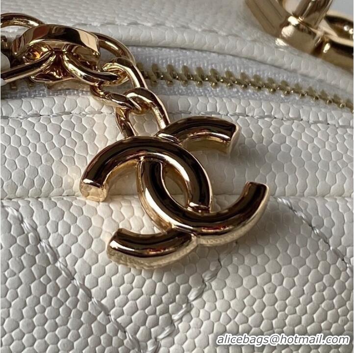 Famous Brand Chanel MINI BACKPACK AP3573 WHITE