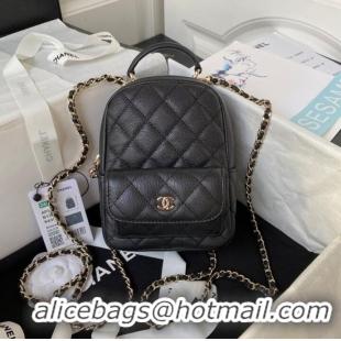 Promotional Chanel MINI BACKPACK AP3573 BLACK