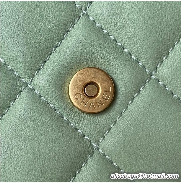 Famous Brand Chanel SMALL MESSENGER BAG AS4596 GREEN