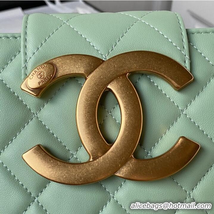 Famous Brand Chanel SMALL MESSENGER BAG AS4596 GREEN