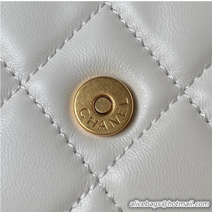 Super Quality Chanel SMALL MESSENGER BAG AS4596 WHITE