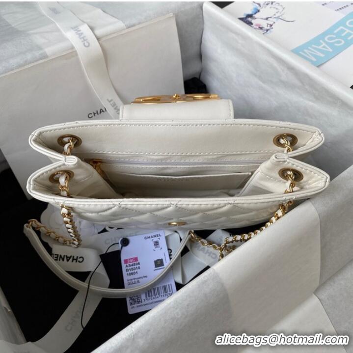 Super Quality Chanel SMALL MESSENGER BAG AS4596 WHITE