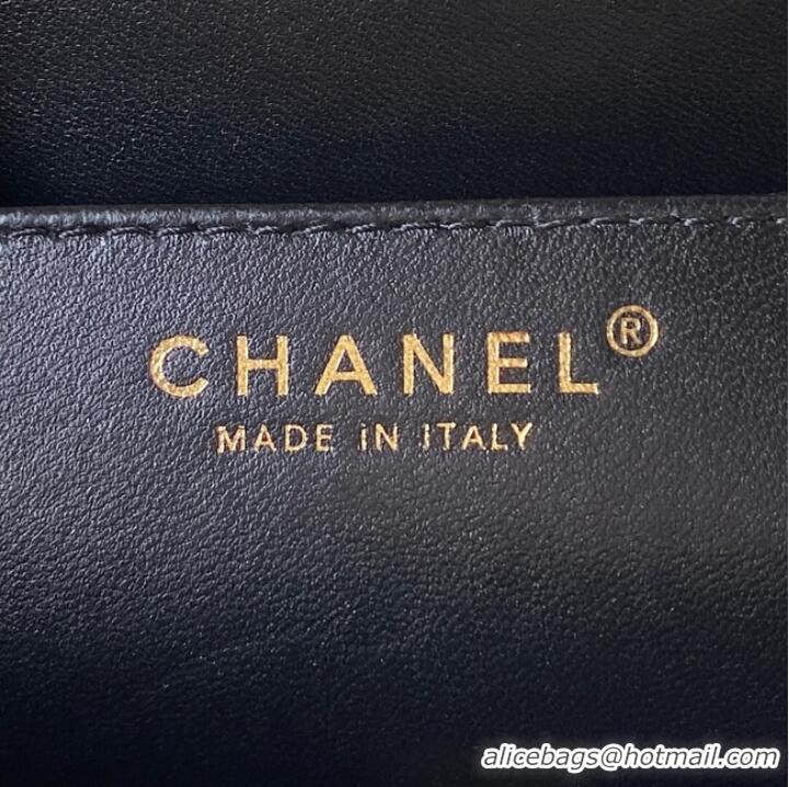 Famous Brand Chanel SMALL MESSENGER BAG AS4596 BLACK