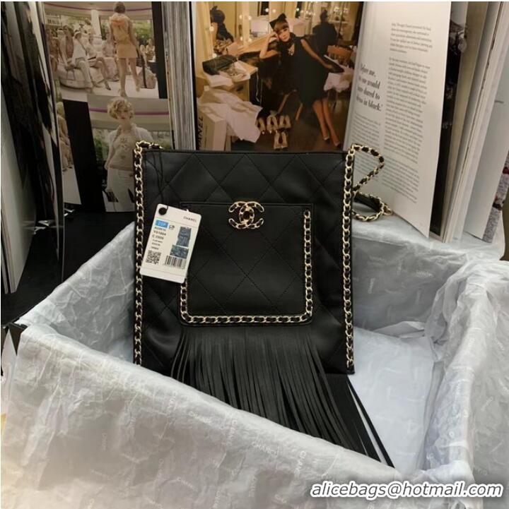 Famous Brand Chanel Shoulder Bag AS8016 Black