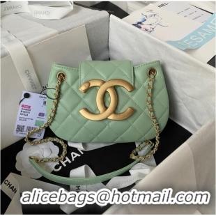 Best Price Chanel SMALL MESSENGER BAG AS4609 Green