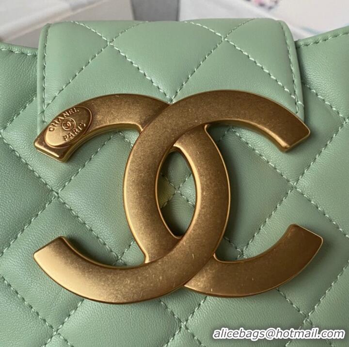 Best Price Chanel SMALL MESSENGER BAG AS4609 Green