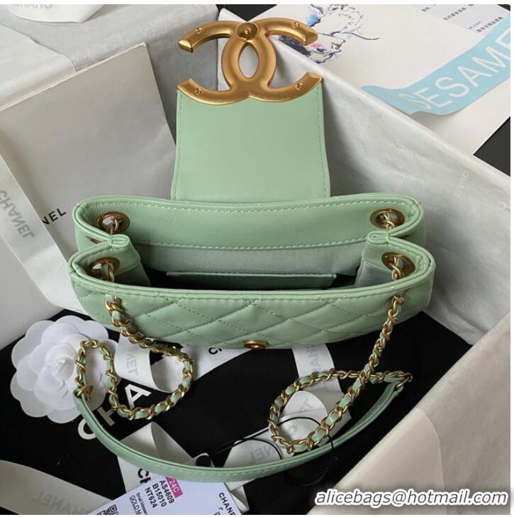 Best Price Chanel SMALL MESSENGER BAG AS4609 Green