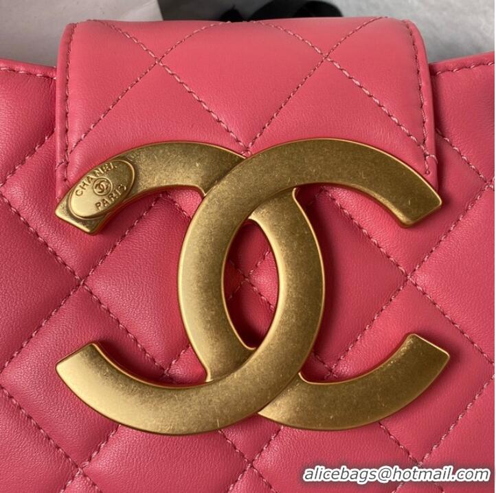 Good Taste Chanel SMALL MESSENGER BAG AS4609 Fuchsia