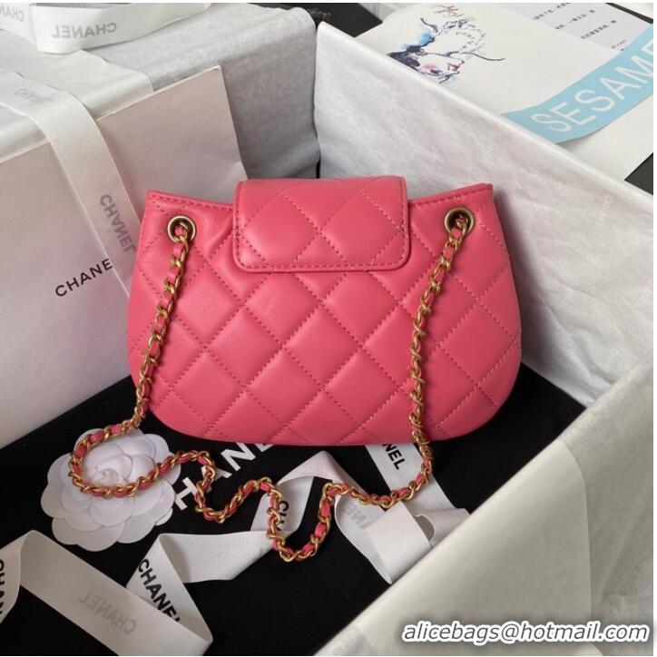 Good Taste Chanel SMALL MESSENGER BAG AS4609 Fuchsia