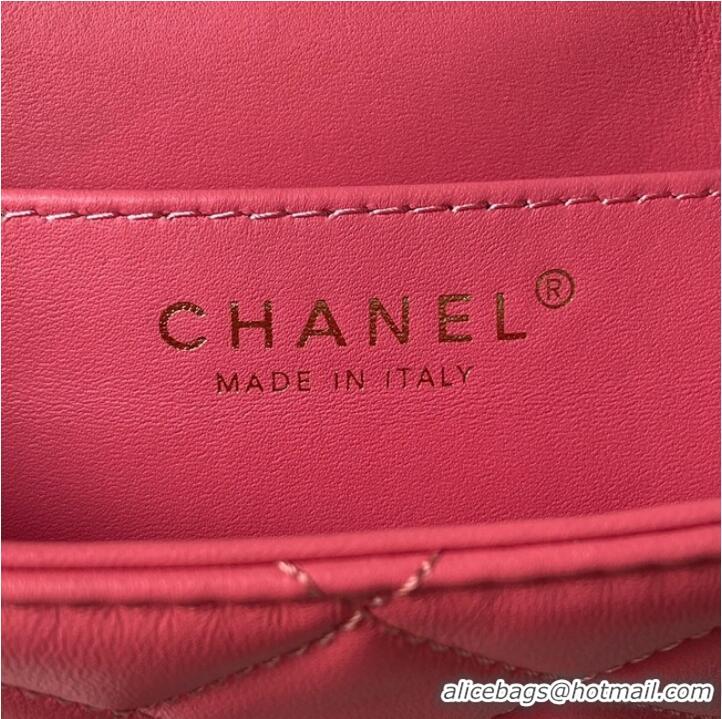 Good Taste Chanel SMALL MESSENGER BAG AS4609 Fuchsia