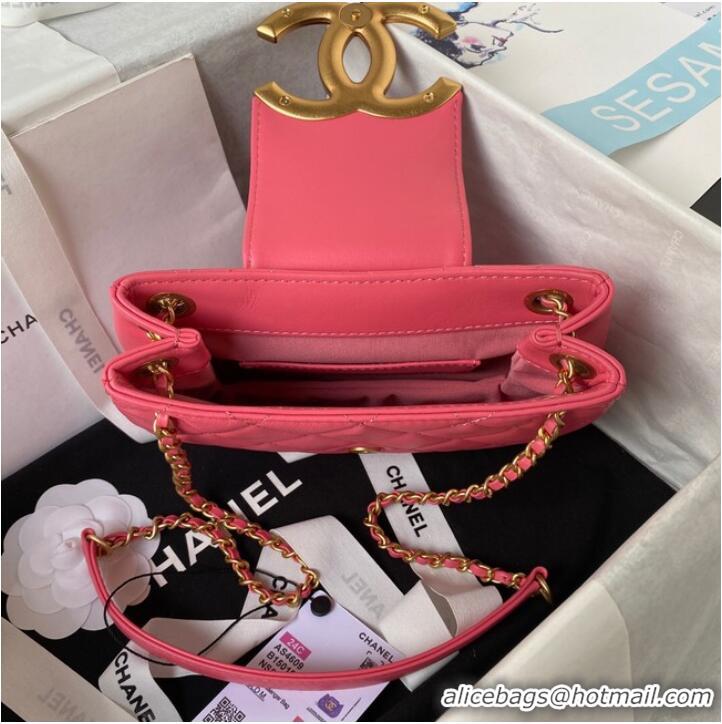 Good Taste Chanel SMALL MESSENGER BAG AS4609 Fuchsia