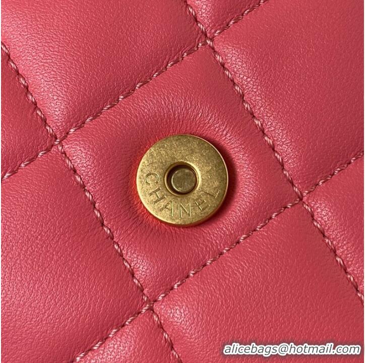 Good Taste Chanel SMALL MESSENGER BAG AS4609 Fuchsia