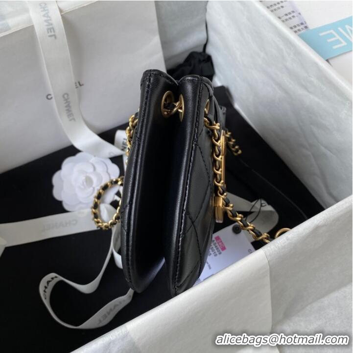 Trendy Design Chanel SMALL MESSENGER BAG AS4609 Black