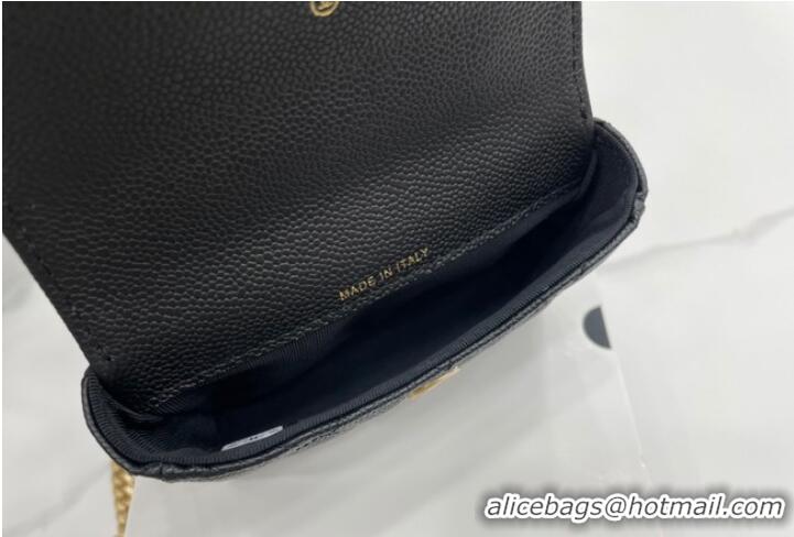 ​Inexpensive Chanel NANO CLUTCH WITH CHAIN A68128 Black