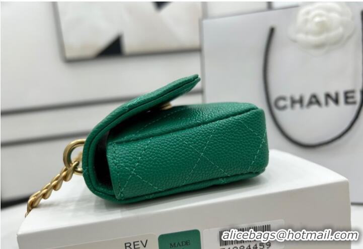 Promotional Chanel NANO CLUTCH WITH CHAIN A68128 Green