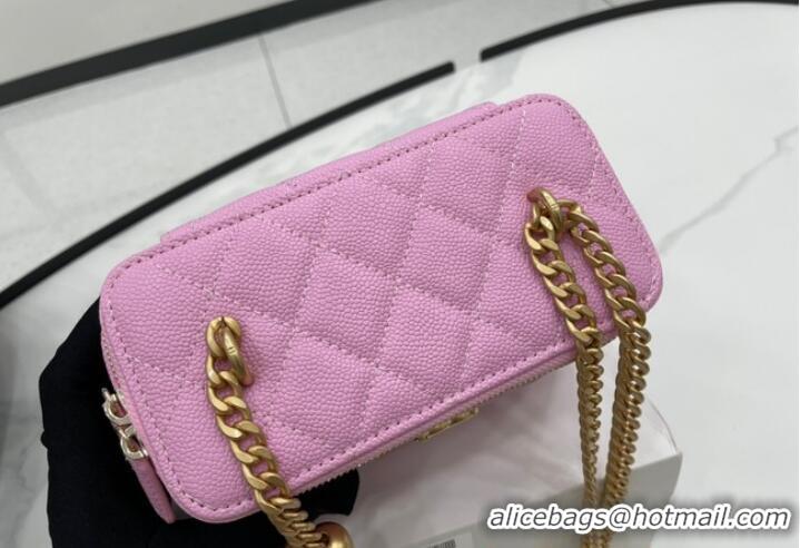 Top Quality Chanel CLUTCH WITH CHAIN A68130 Pink