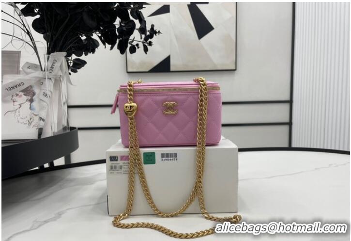 Top Quality Chanel CLUTCH WITH CHAIN A68130 Pink