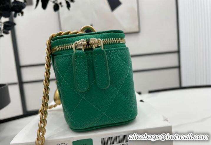 Super Quality Chanel NANO CLUTCH WITH CHAIN A68129 GREEN