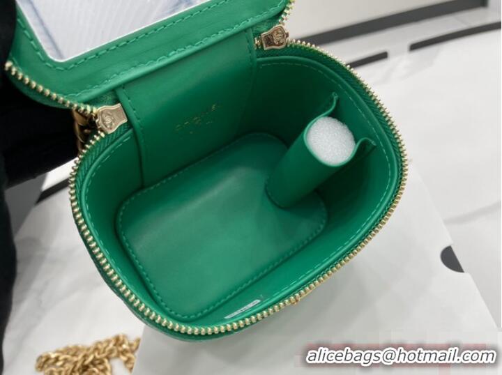 Super Quality Chanel NANO CLUTCH WITH CHAIN A68129 GREEN