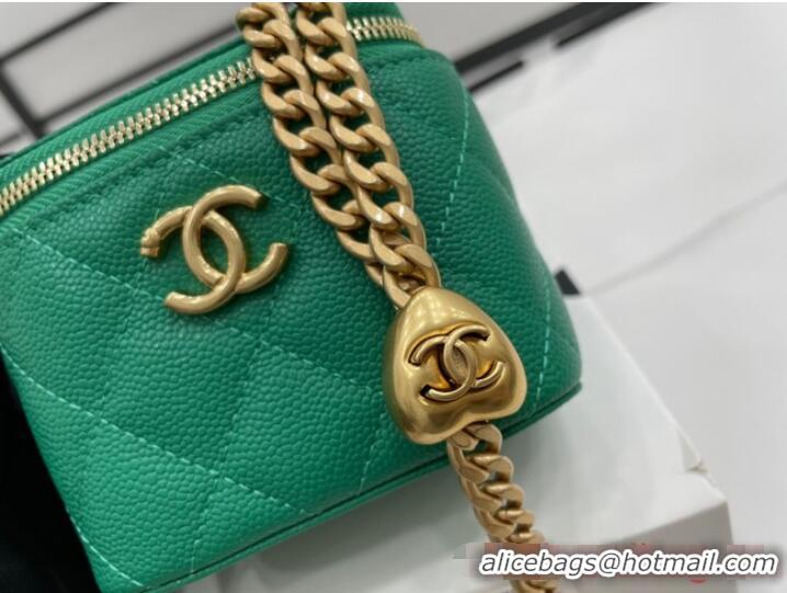 Super Quality Chanel NANO CLUTCH WITH CHAIN A68129 GREEN