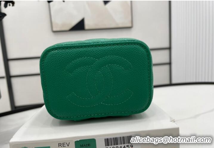 Super Quality Chanel NANO CLUTCH WITH CHAIN A68129 GREEN