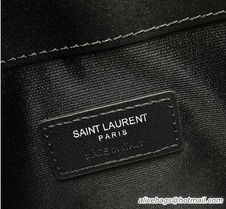 Promotional SAINT LAURENT UPTOWN POUCH IN SMOOTH LEATHER A565739 BLACK