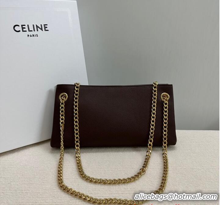 Inexpensive Celine MEDIUM SOFT 16 BAG IN SMOOTH CALFSKIN 114253 Wine