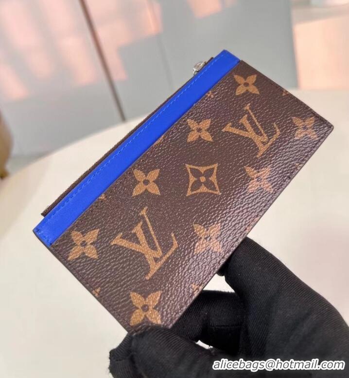 Top Quality Louis Vuitton Monogram Canvas Coin Card Holder M82908 Blue