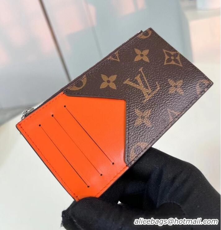 Big Discount Louis Vuitton Coin Card Holder M82908 orange