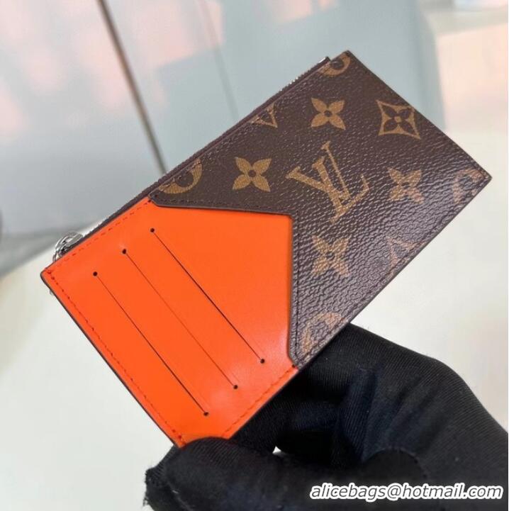 Big Discount Louis Vuitton Coin Card Holder M82908 orange