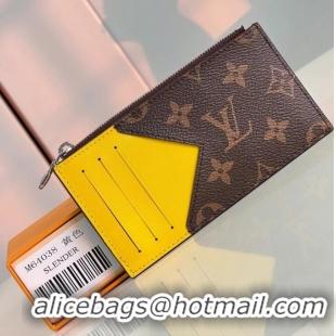 Promotional Louis Vuitton Monogram Canvas Coin Card Holder M82908 yellow