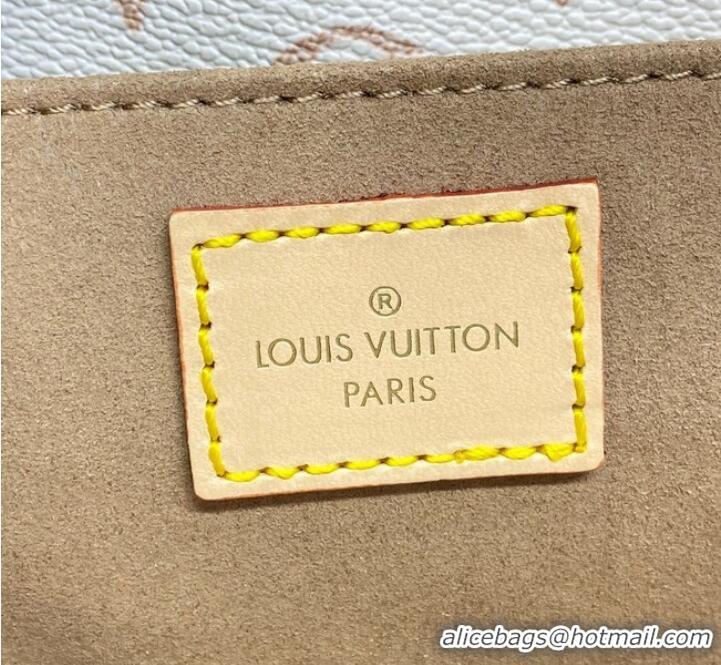 Buy Discount Louis vuitton Monogram Canvas Pochette Metis East West M46914 Beige