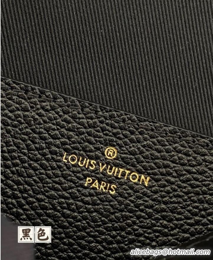 Top Quality Louis Vuitton Monogram Empreinte Wallet On Chain Metis M82836 Black