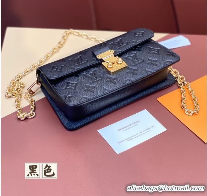 Top Quality Louis Vuitton Monogram Empreinte Wallet On Chain Metis M82836 Black