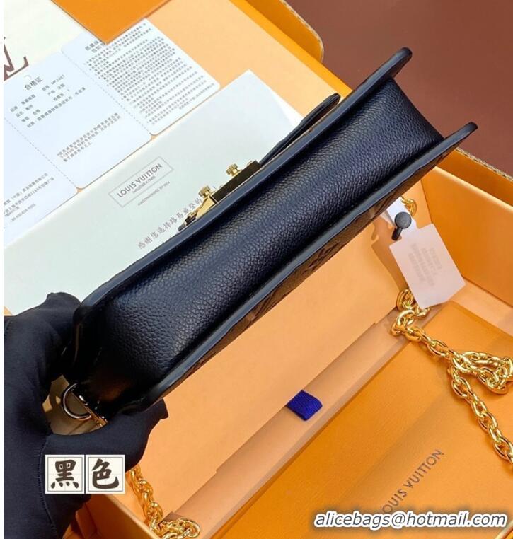 Top Quality Louis Vuitton Monogram Empreinte Wallet On Chain Metis M82836 Black