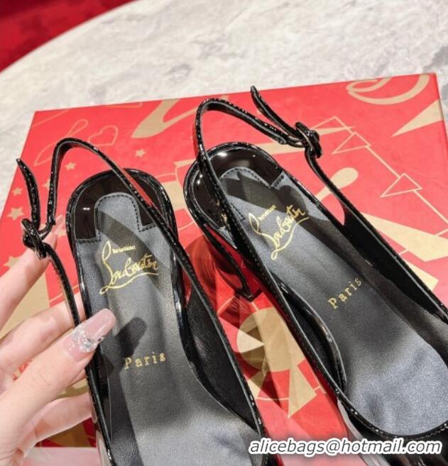 Best Price Christian Louboutin So Jane Slingback Pumps 5.5cm in Patent Leather 1014012