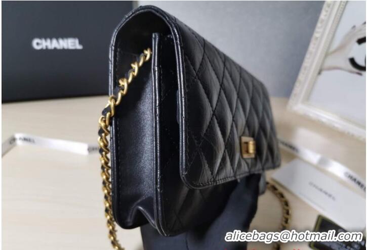 Super Quality Chanel CLASSIC WALLET ON CHAIN AP0251 Black