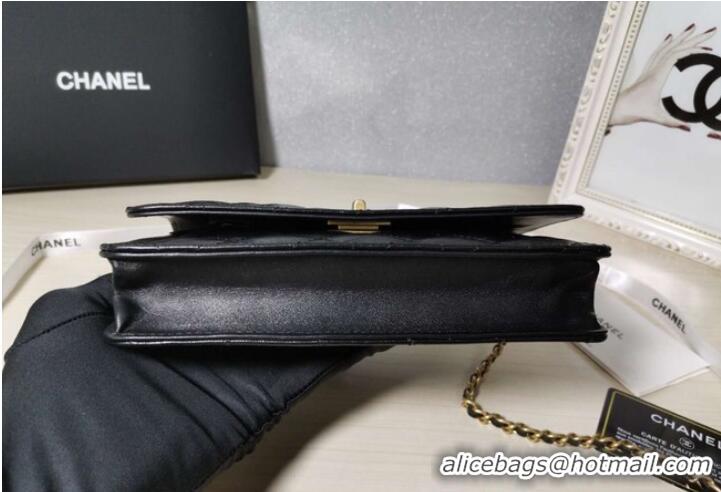 Super Quality Chanel CLASSIC WALLET ON CHAIN AP0251 Black