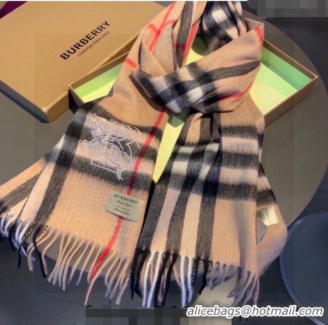 Top Quality Burberry Check Long Scarf 32x180cm 1108 Brown 2023