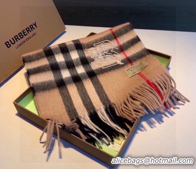 Top Quality Burberry Check Long Scarf 32x180cm 1108 Brown 2023