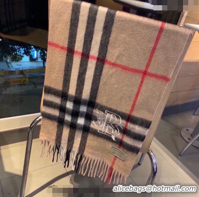 Top Quality Burberry Check Long Scarf 32x180cm 1108 Brown 2023